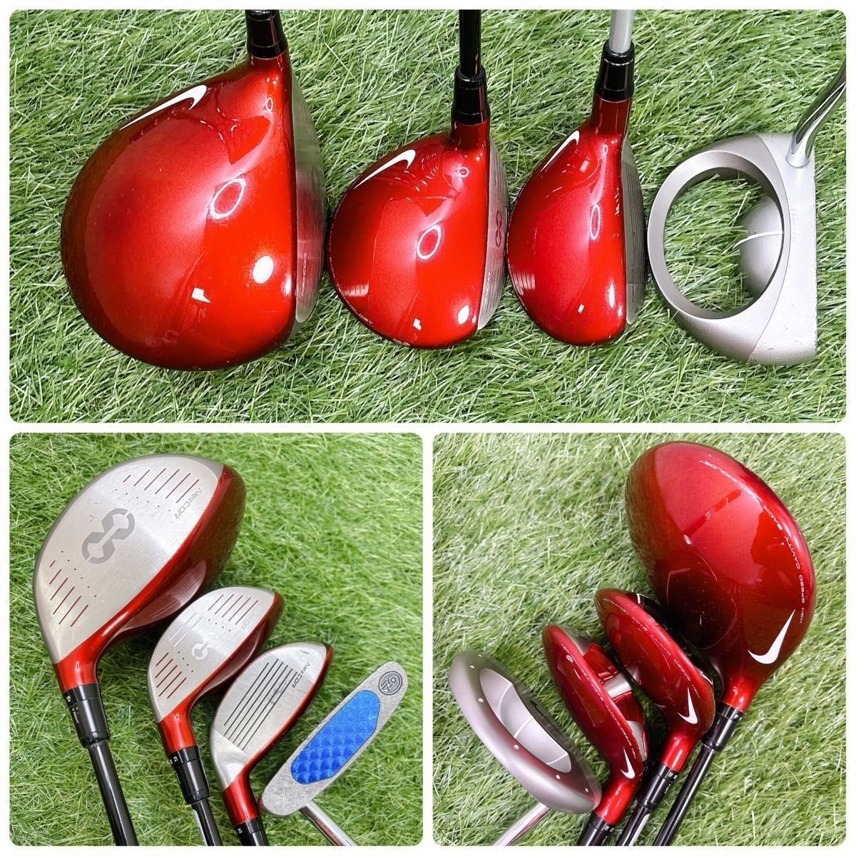メンズ右利き初心者用　ナイキ　コバート　ゴルフクラブセット　W-2364 ナイキ VRS COVERT2.0 メンズゴルフセット キャディバッグ付き
