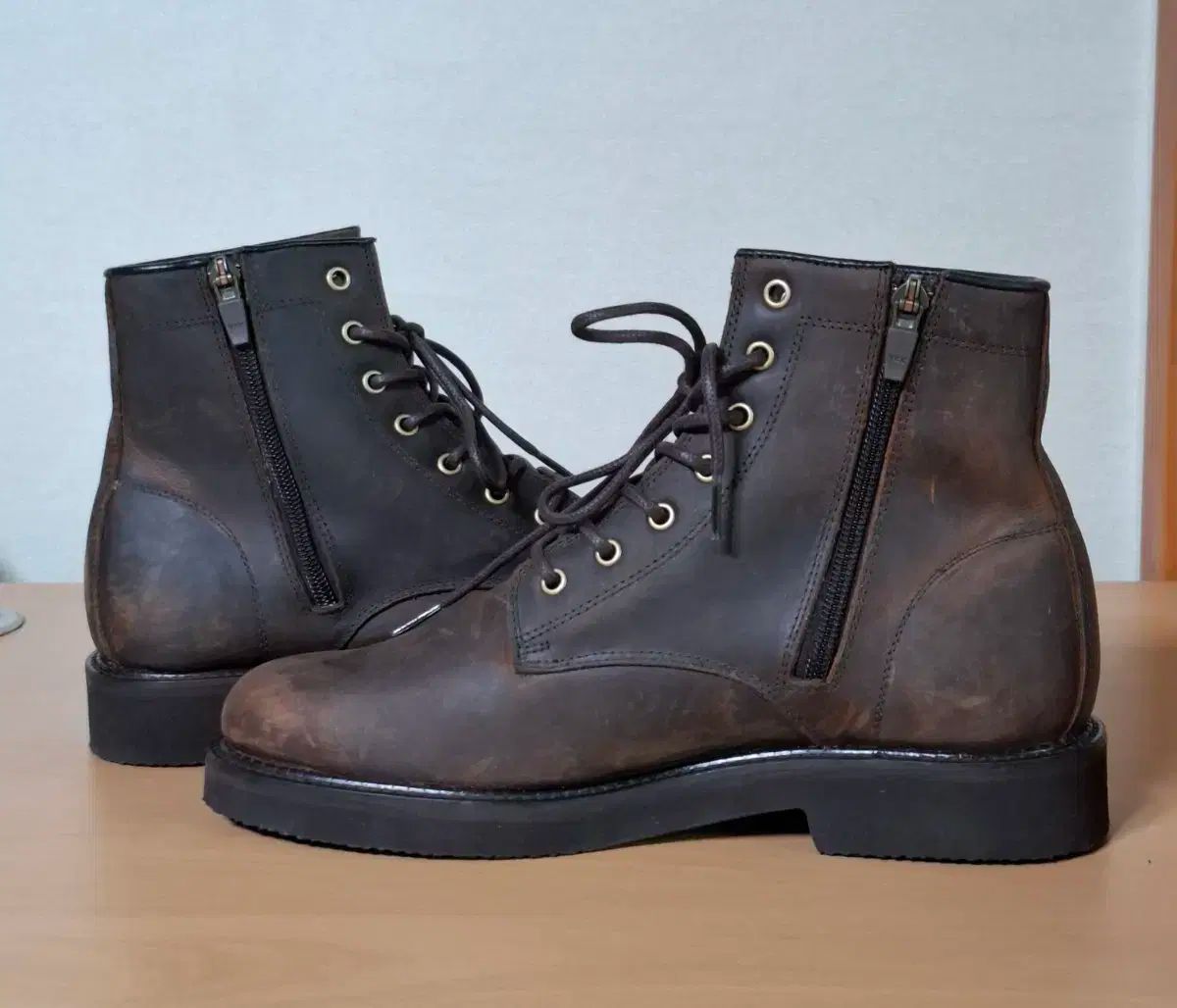 タイムセール HAWKINS ホーキンス 薬物 255 ー 260 ウーピー メンズ ウォーカーブーツ ダークブラウン 絶品が大集合！