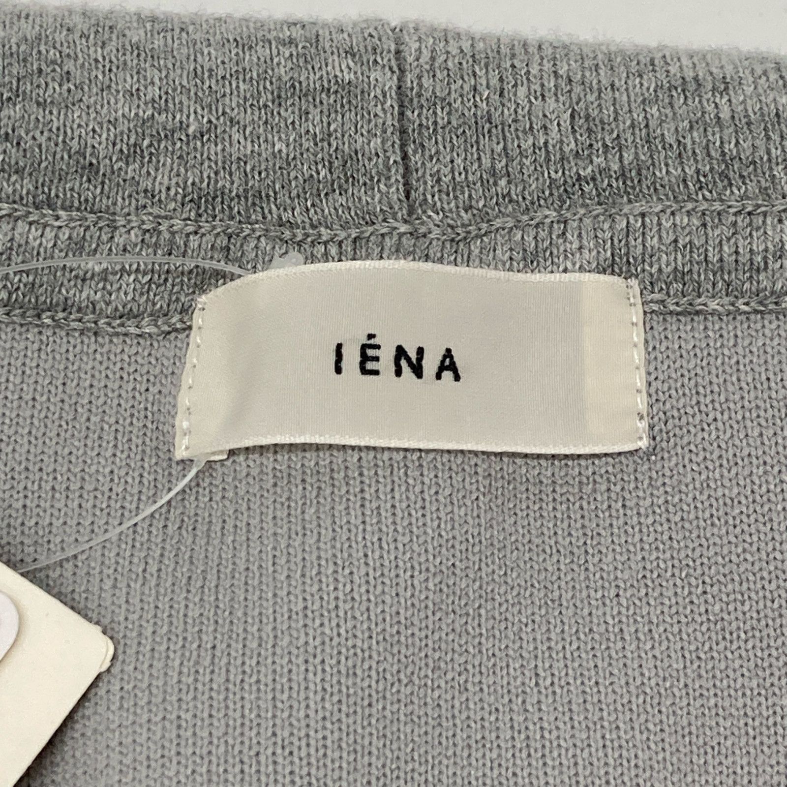 IENA イエナ 24年製 グレー ダブルフェイスジップアップフーディ