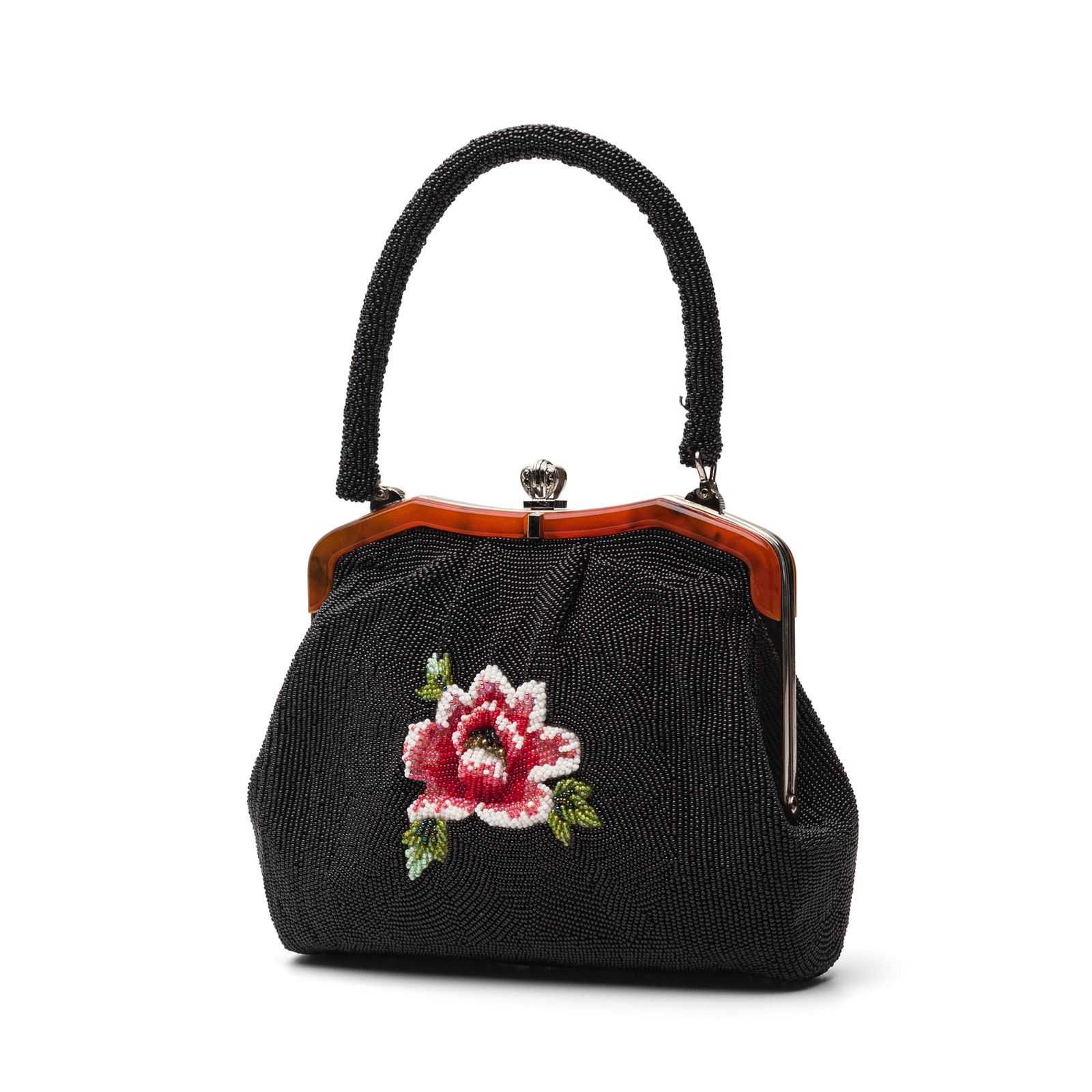 ヴィンテージ ビースバッグ 大輪花