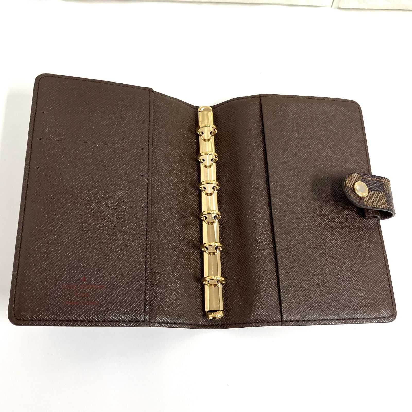 ルイヴィトン ダミエグラフィット アジェンダMM ならし 手帳カバー 