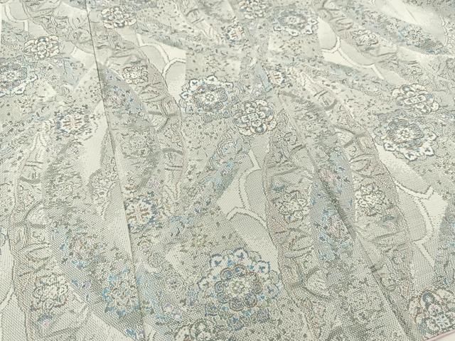 平和屋着物●本場大島紬　9マルキ　正倉院花文　正絹　逸品　未使用　BAAT0955yc 平和屋着物○本場大島紬 9マルキ 正倉院花文 正絹 逸品 未使用