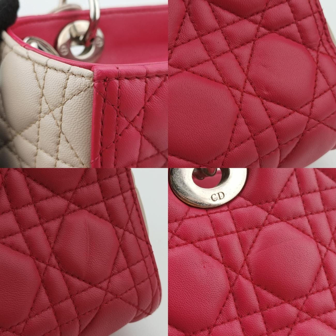 ディオールローズ レッド×グレーラムスキン15-BO-1123