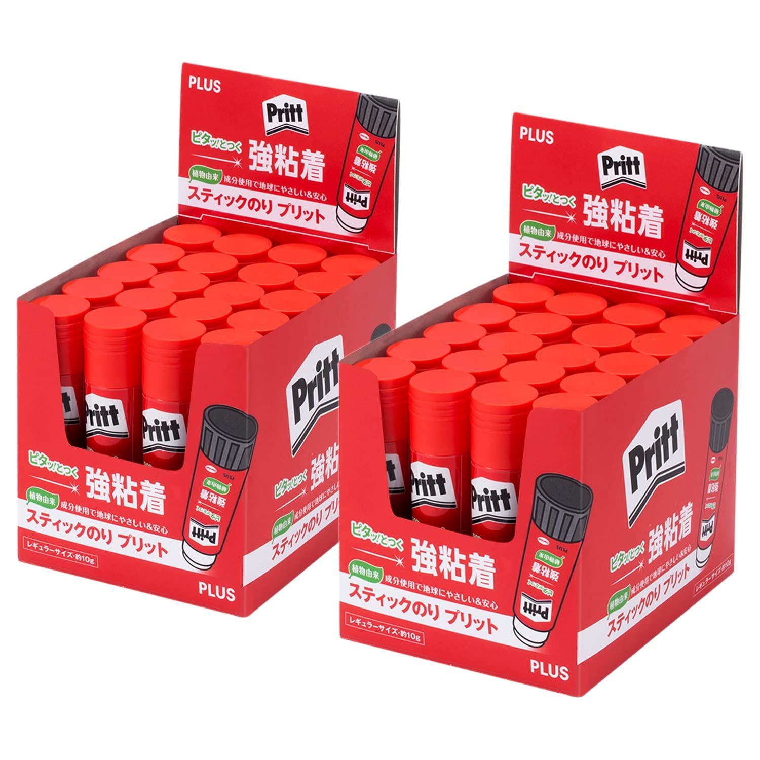 レギュラー_40本セット プラス プリット スティックのり レギュラーサイズ 40本セット 29-701×40