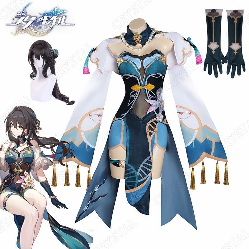 崩壊 スターレイル ルアン メェイ コスプレ衣装 ウイッグ付き 崩壊 スターレイル ヒロイン Ruan Mei コスプレ衣装 コスチューム ハロウィン クリスマス 制服 大人 子供 cosplay イベント
