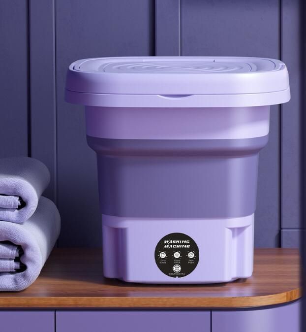人気品折りたたみ洗濯機 8L 脱水機能付き 簡易 小型洗濯機 ポータブル ミニ 下着/靴下/赤ん坊の服 一人暮らし 介護用 家庭用 省エネ 節水