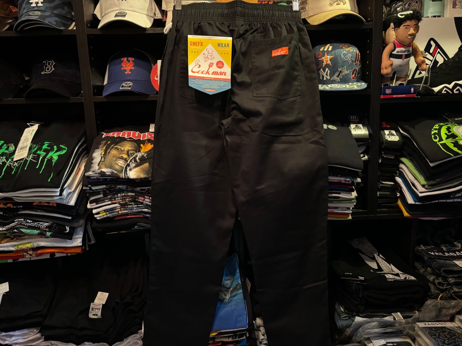 Cookman シェフパンツ Chef Pants Black Lサイズ