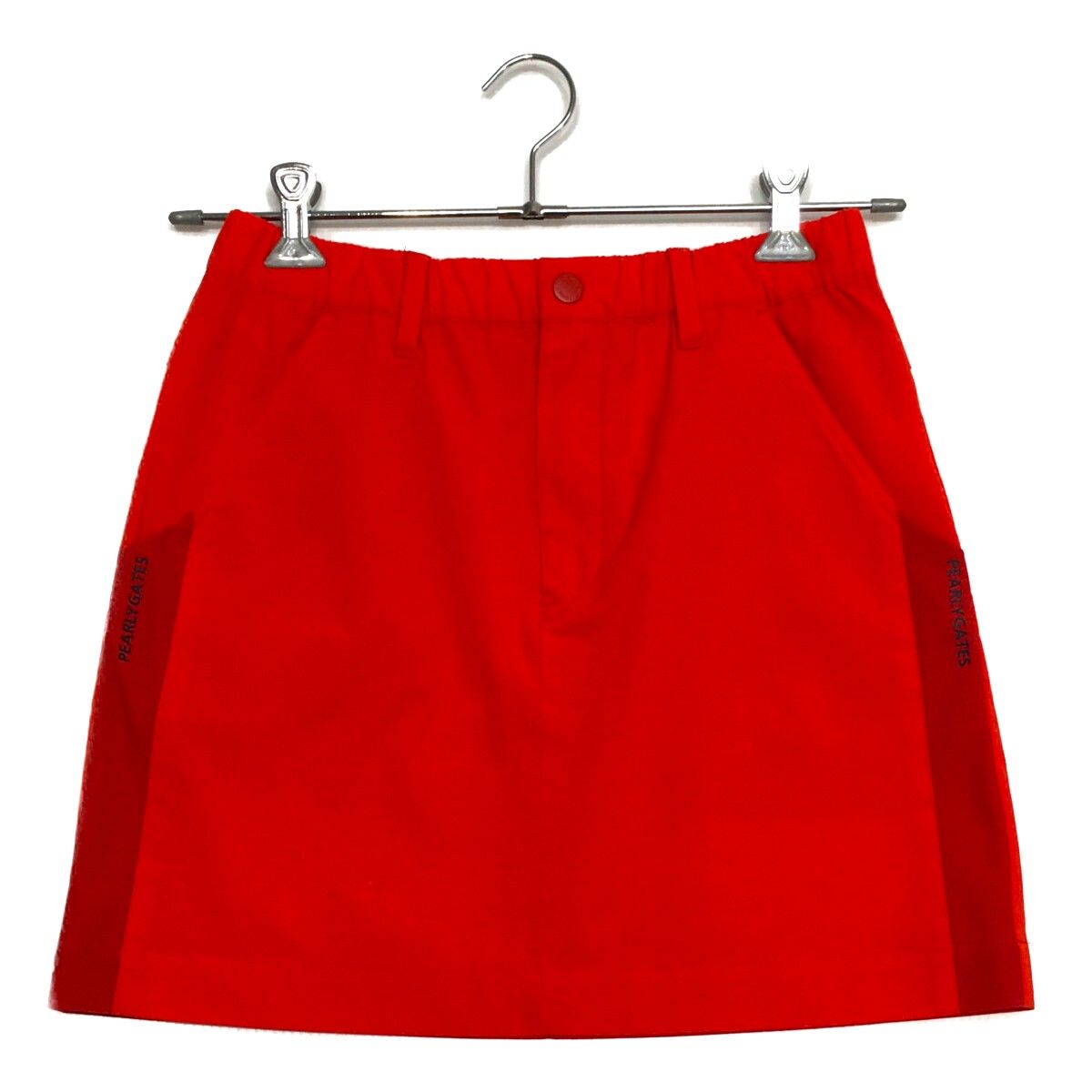 レディース パーリーゲイツ PEARLY GATES スカート 0 S 赤 レッド 春夏 シンプル
