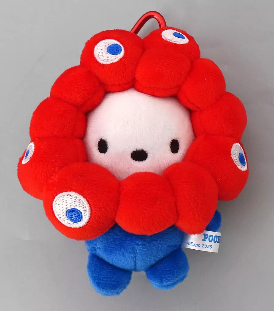 中古】キーホルダー ポチャッコ ミャクミャクなりきりぬいぐるみ