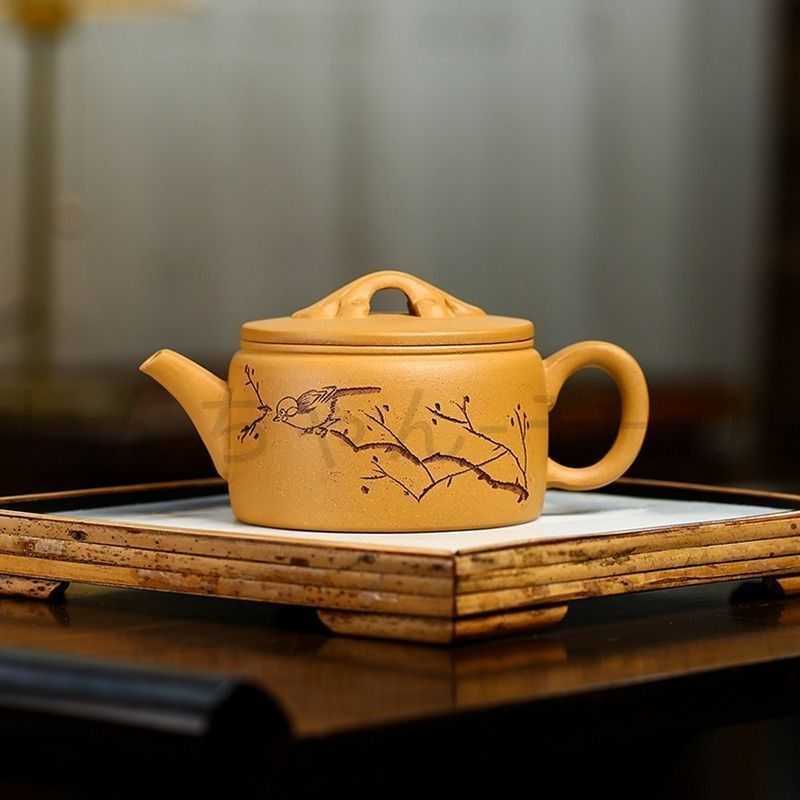 茶壷 急須 紫砂壺 ティーポット 常滑焼 紫砂茶器 唐物紫泥急須