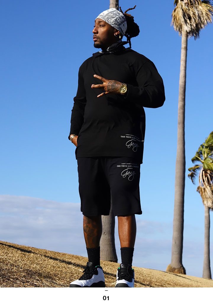 ACE FLAG 上下セット 長袖 Tシャツ ロンT ブランド スウェット ハーフ