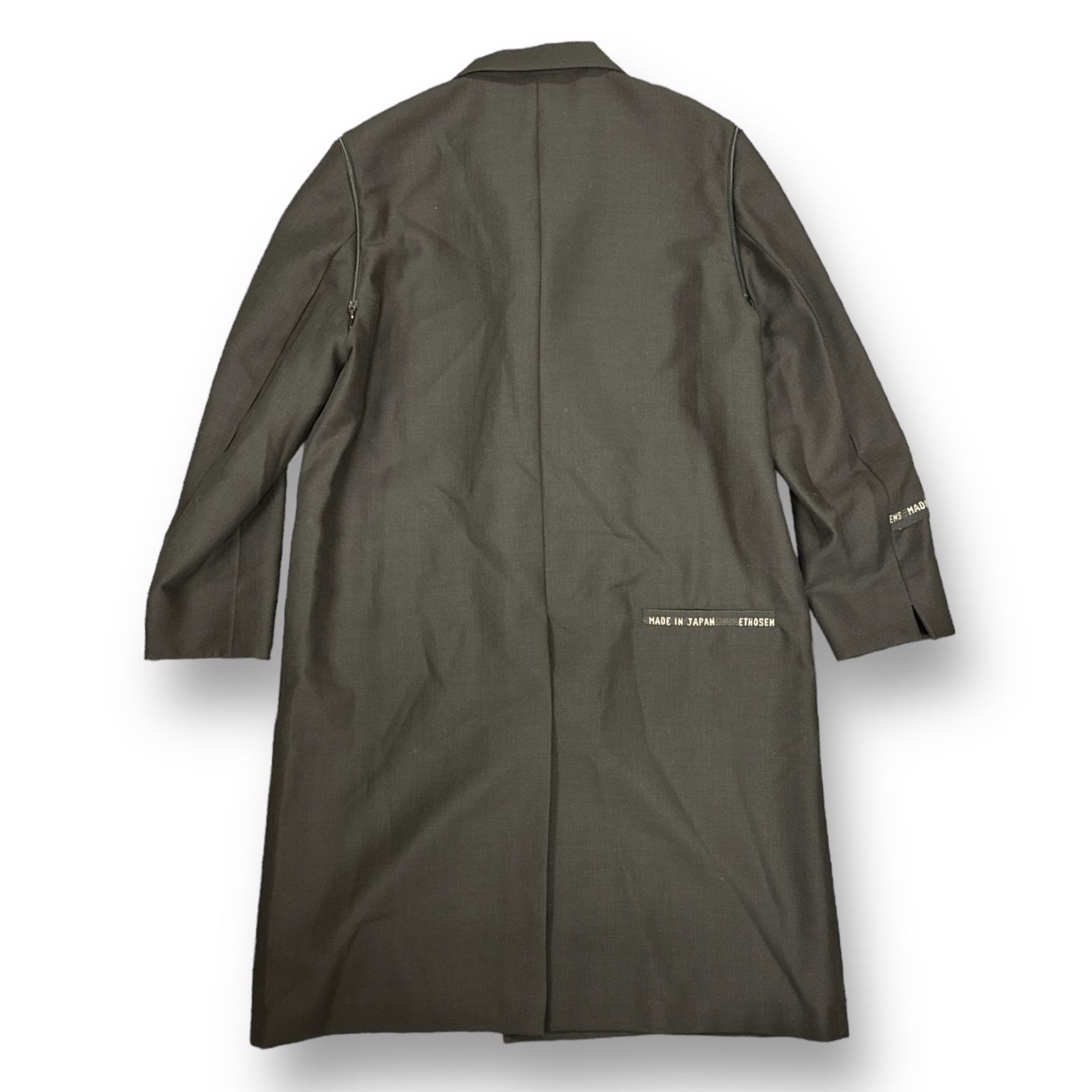 定価99000円 新品 ETHOSENS Ear name Coat チェスターコート 定価99000円 新品 ETHOSENS Ear name Coat チェスターコート