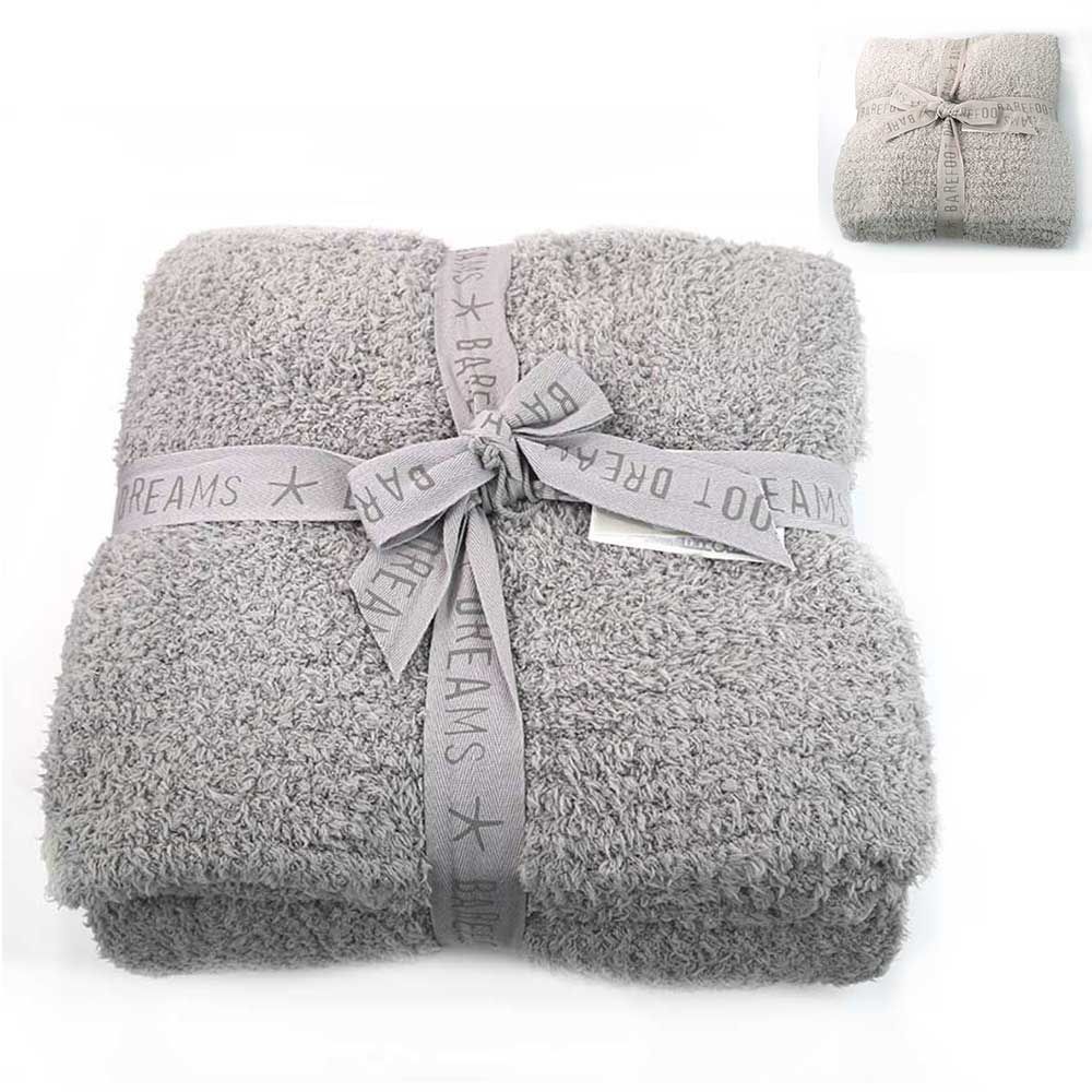 ベアフット ドリームス BAREFOOT DREAMS ブランケット無地 シングルセミダブル COZYCHIC THROW B503 0001