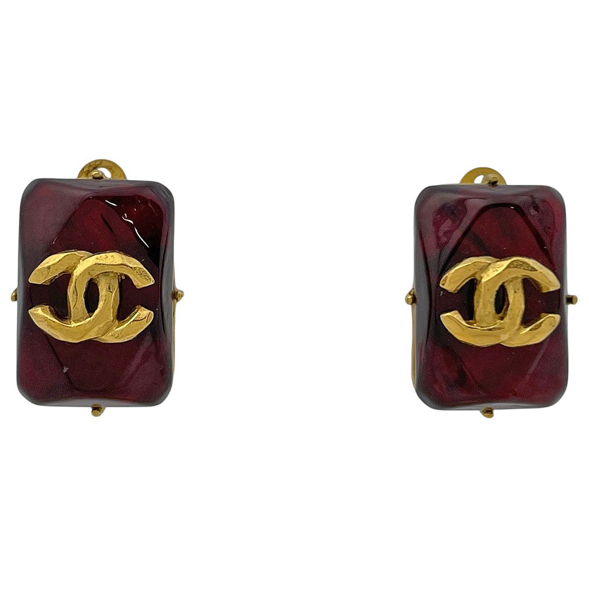 シャネル CHANEL ココマーク カラーストーン イヤリング