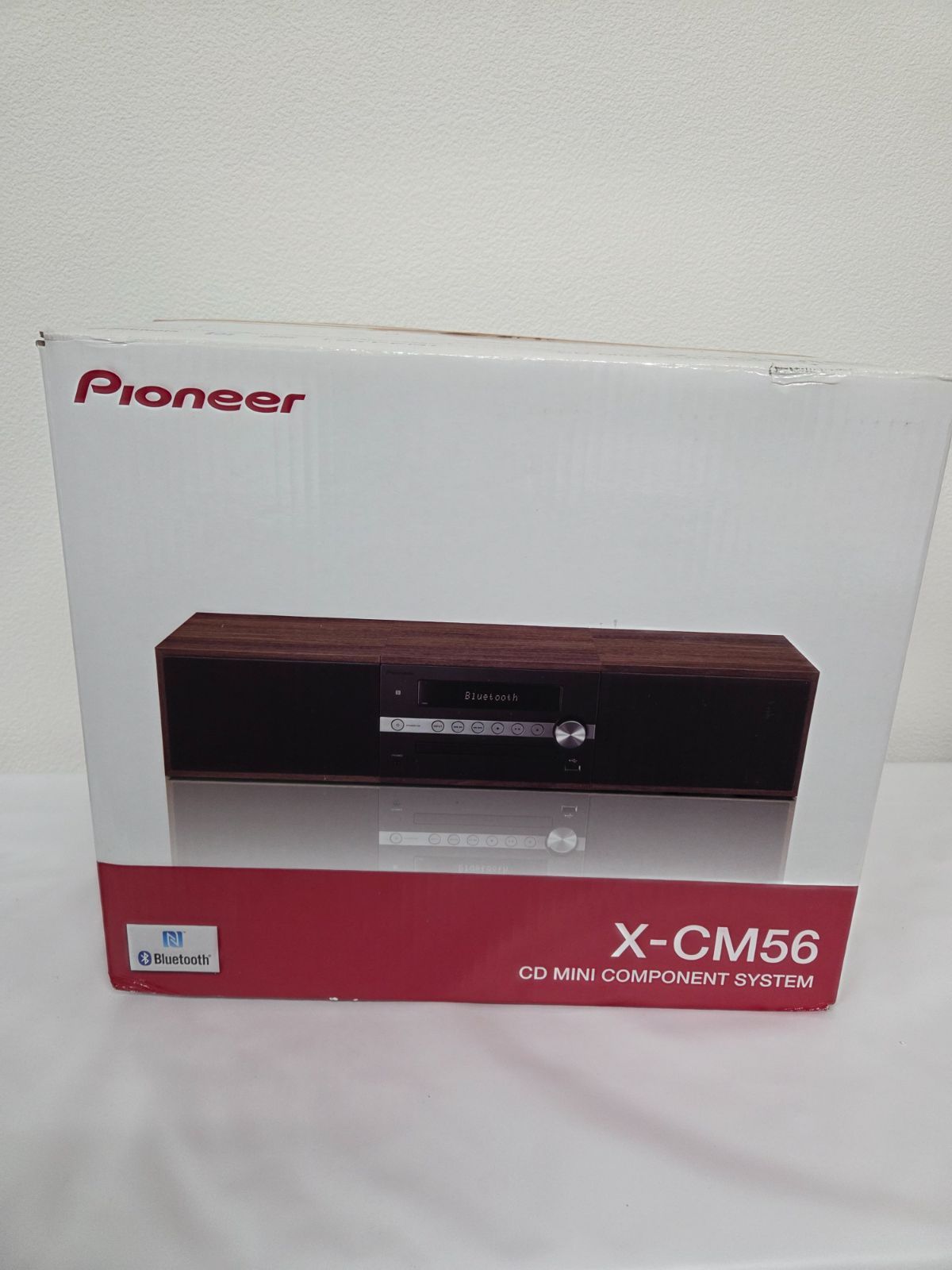 Pioneer パイオニア X-CM56 CDミニコンポ Bluetooth/USB対応 木目 動作 