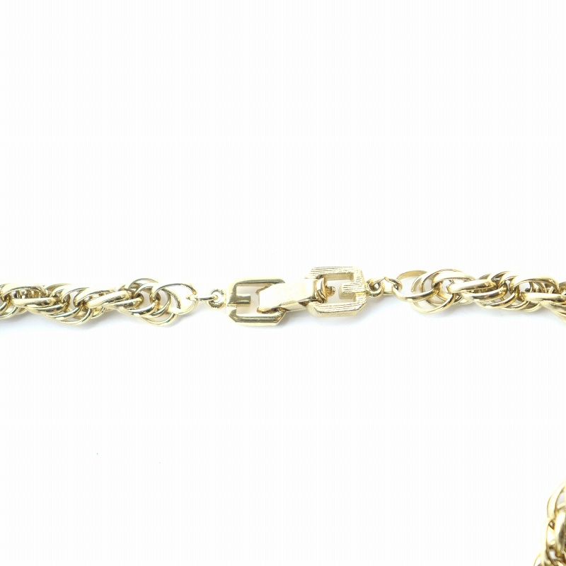 GIVENCHY ジバンシー ロング ネックレス ゴールド色 i1