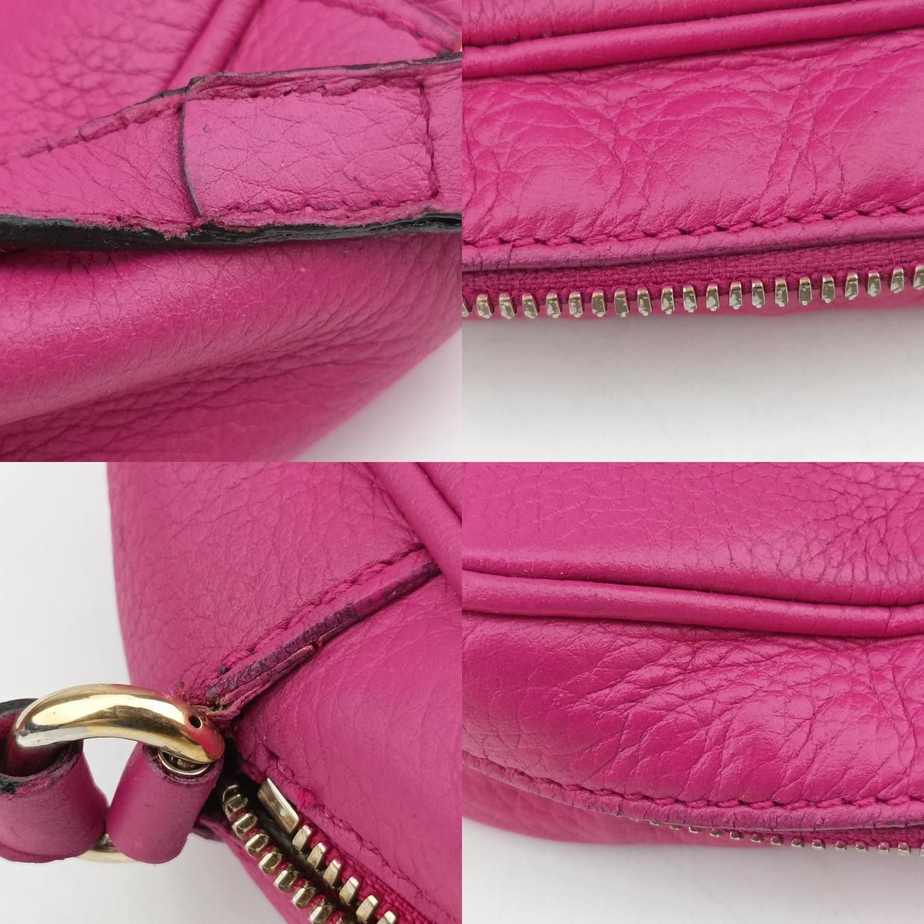 グッチGucciソーホーローズ レッドレザー308364製番不明