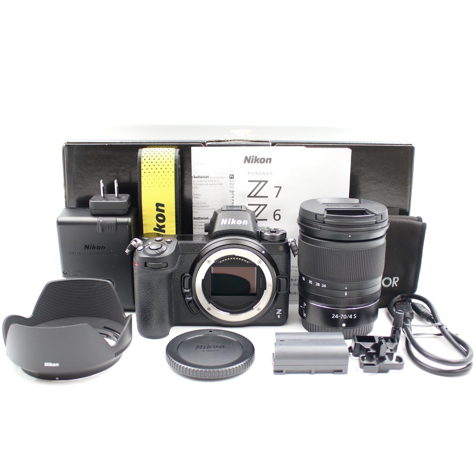 シャッター数6346枚 Nikon Z6 24-70 レンズキット ミラーレス一眼カメラ ニコン