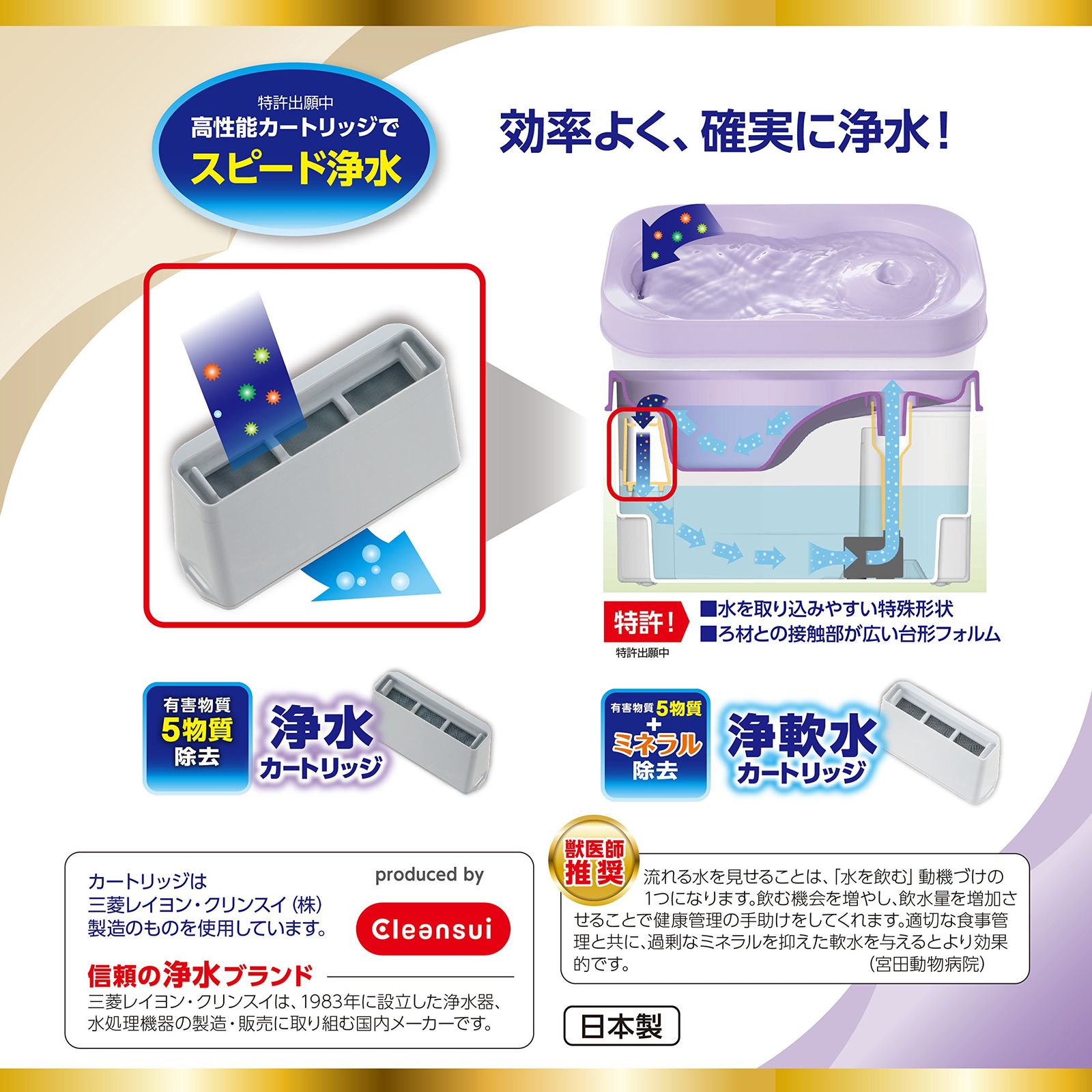 クア キャットウォーターファウンテン