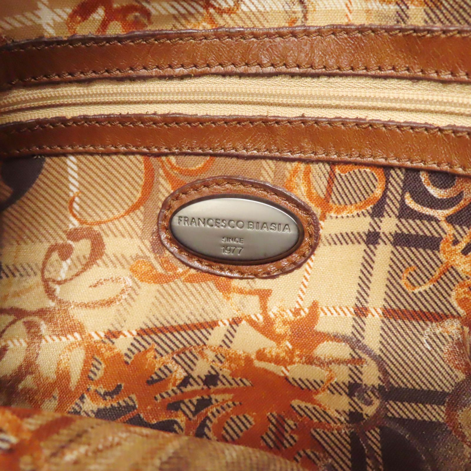 HR0153 美品 FRANCESCO BIASIA フランチェスコビアジア 2WAY トート 