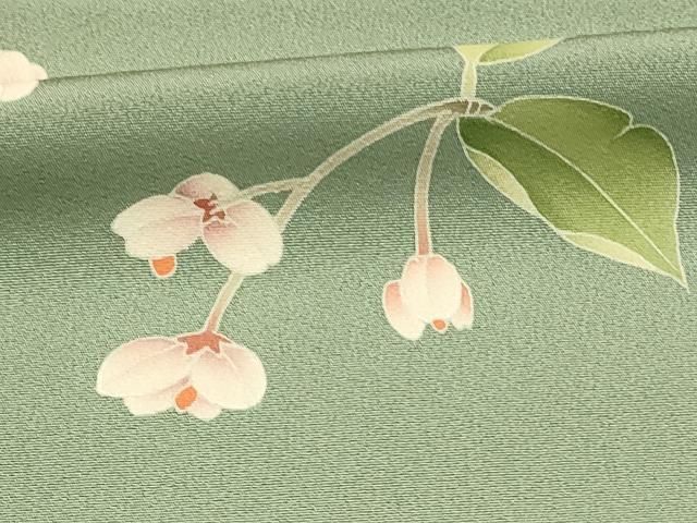 平和屋着物○本加賀友禅作家 成竹登茂男 訪問着 白山紬