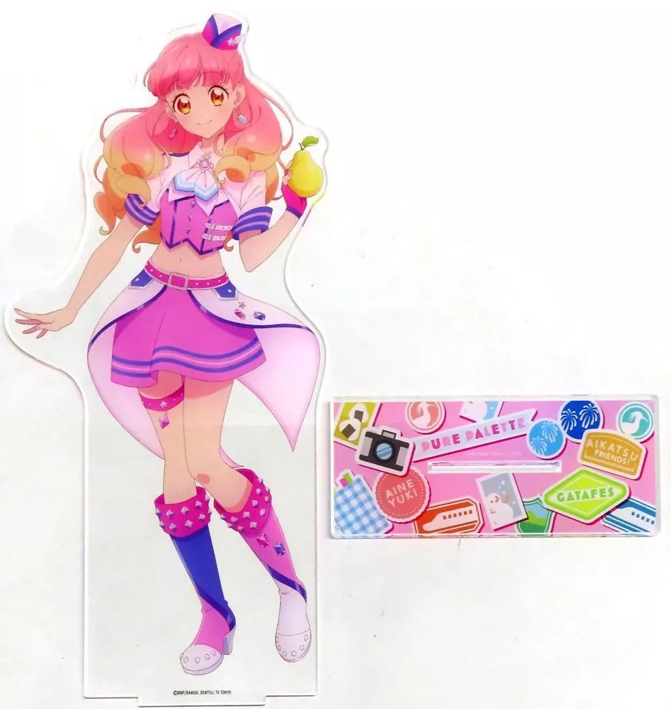 【中古】アクリルスタンド・アクリルパネル 友希あいね 描きおろし 超デカアクリルスタンド 「アイカツフレンズ!×がたふぇす」