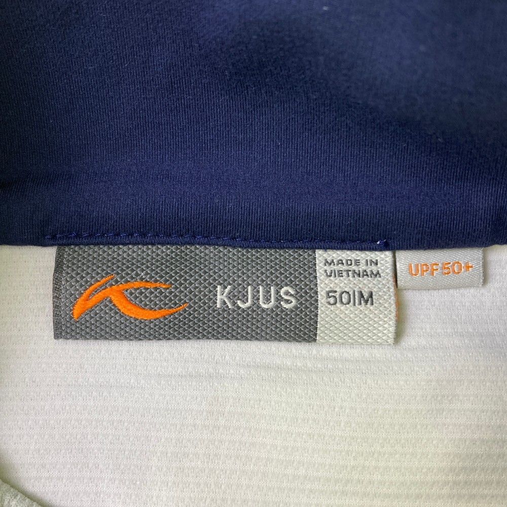 サイズ：M KJUS チュース  長袖ハーフジップTシャツ  グレー系 [240101420634] ゴルフウェア メンズ ストスト サイズ：M KJUS チュース 長袖ハーフジップTシャツ グレー系