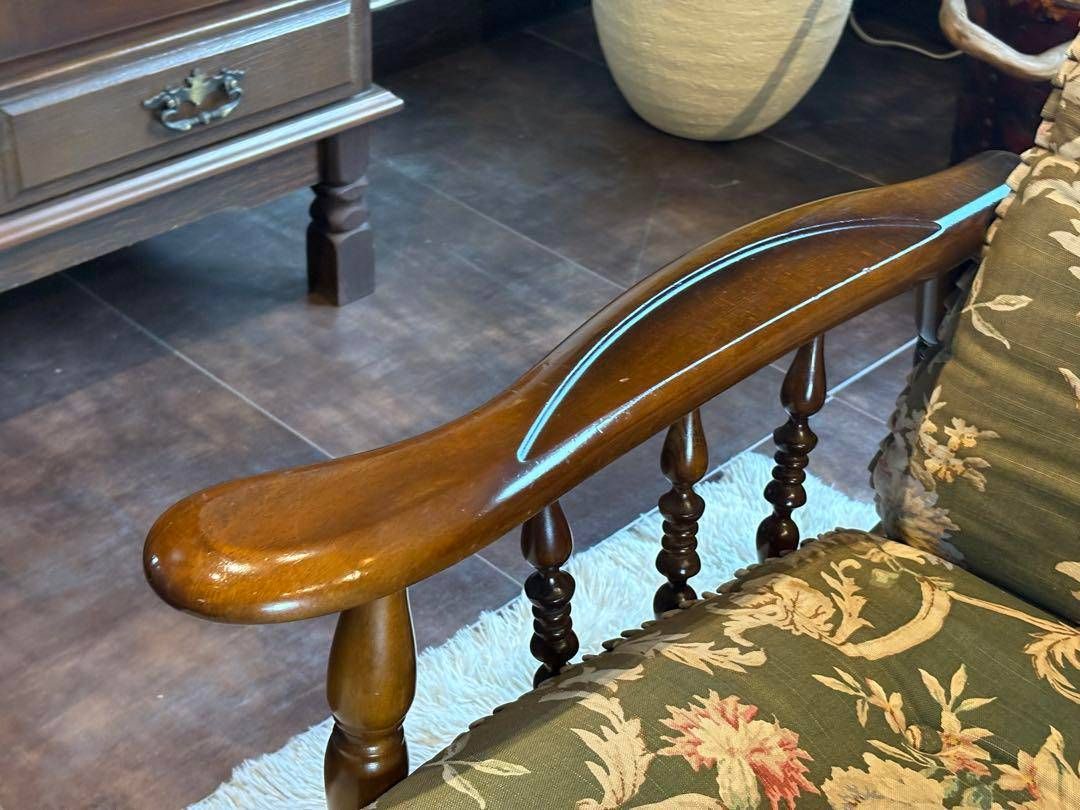 ②カリモク karimoku リクライナー コロニアル RC60 レトロ GG