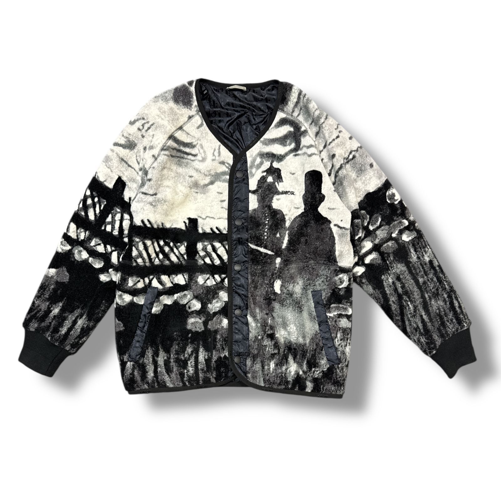 21aw 46 dior peter doig coat カシミヤ混　ウール 21aw 46 dior peter doig coat カシミヤ混 ウール