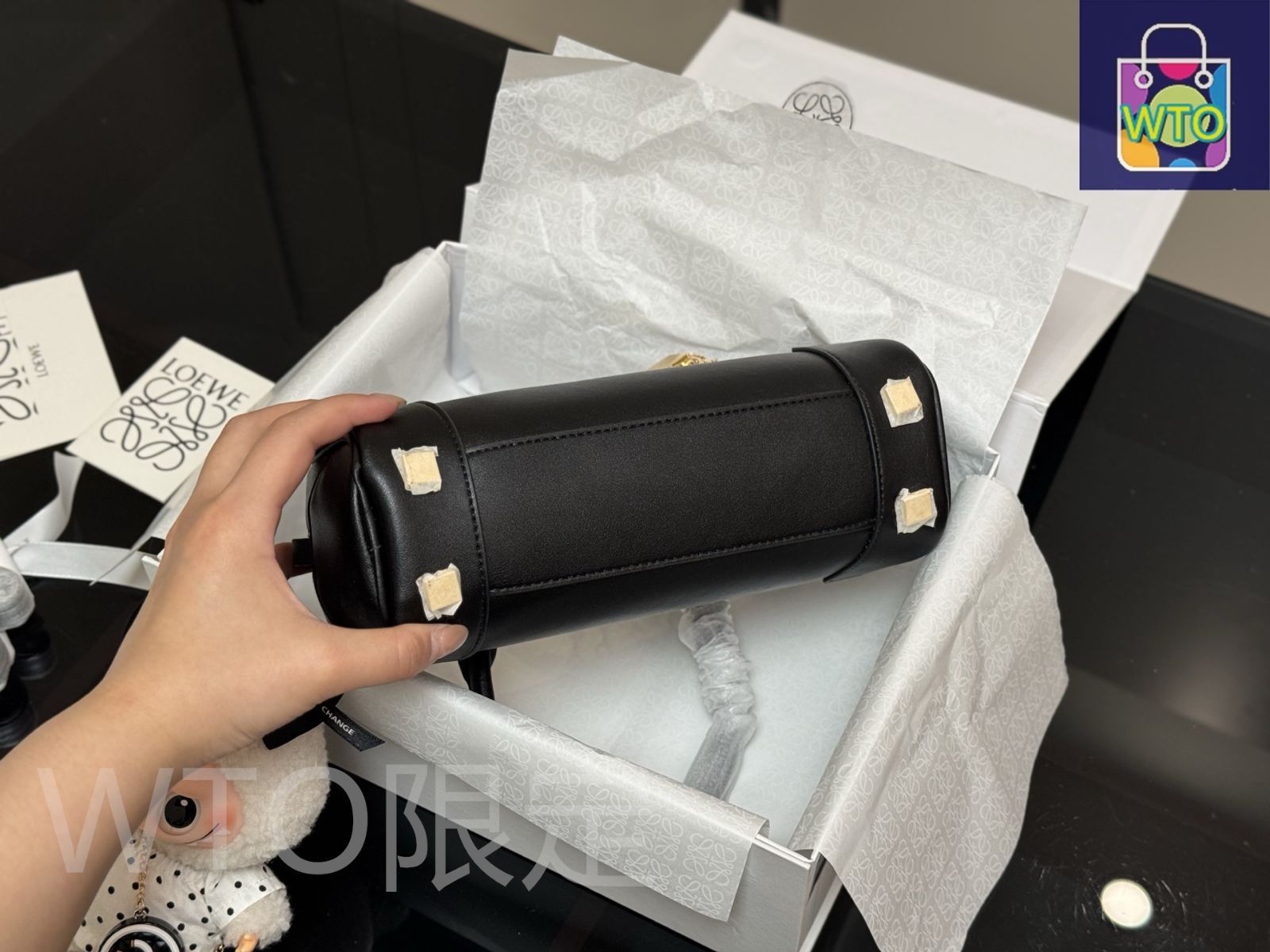 今日WTO】Loewe ロエベ ボウリングバッグ/ブリーフケース 適度な