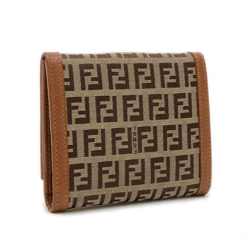 FENDI フェンディ ズッキーノ キャンバス ケース ミニウォレット FENDI フェンディ ズッキーノ キャンバス ケース ミニウォレット FENDI