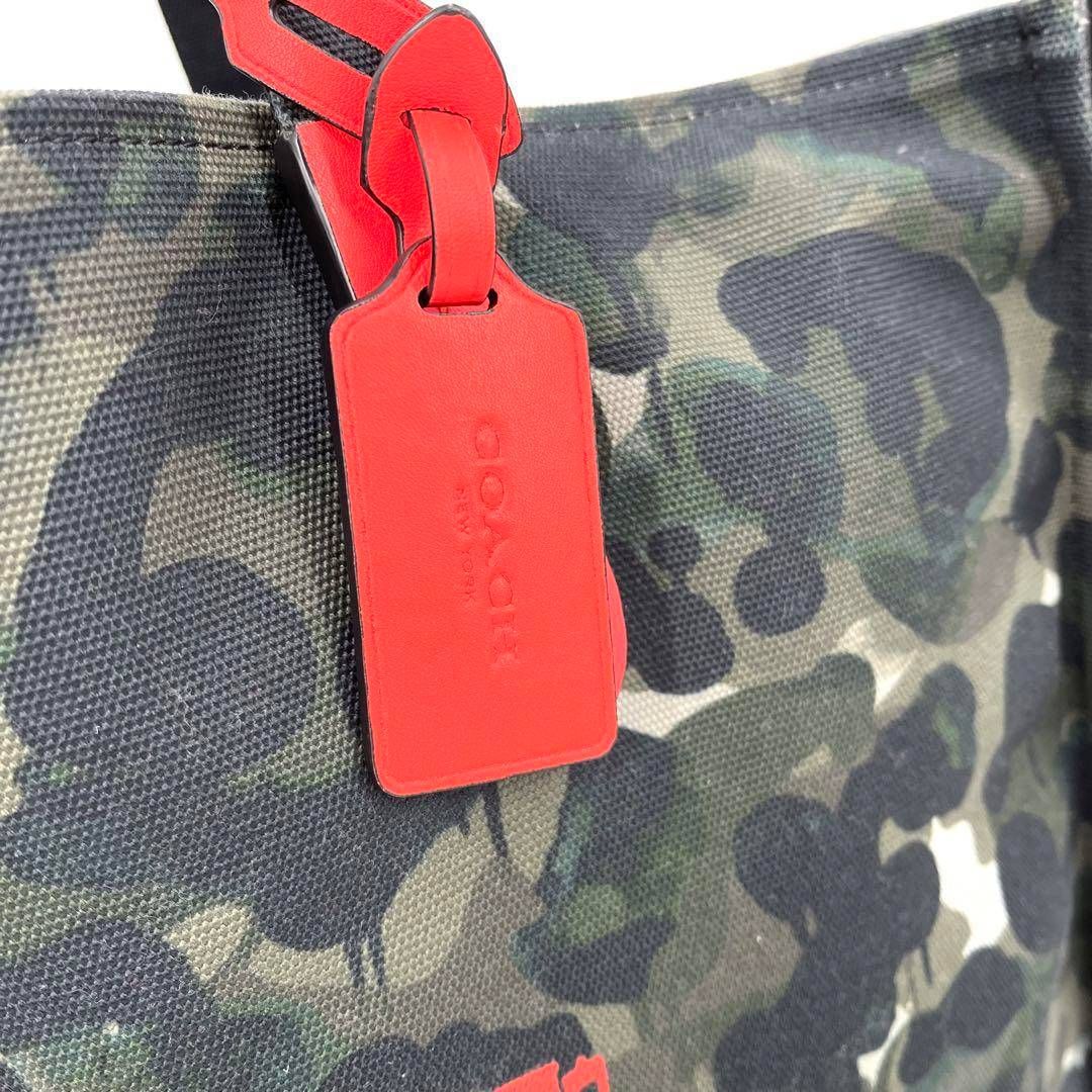 COACH コーチ トートバッグ ホースアンドキャリッジ カモフラ 馬車 カーキ COACH コーチ トートバッグ ホースアンドキャリッジ カモフラ