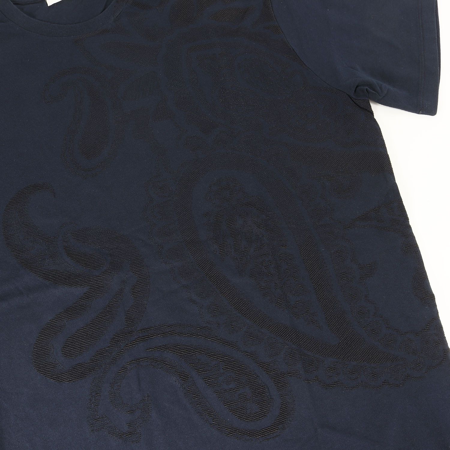 美品】ETRO エトロ Tシャツ サイズ:XXL / ペイズリー刺繍 クルー
