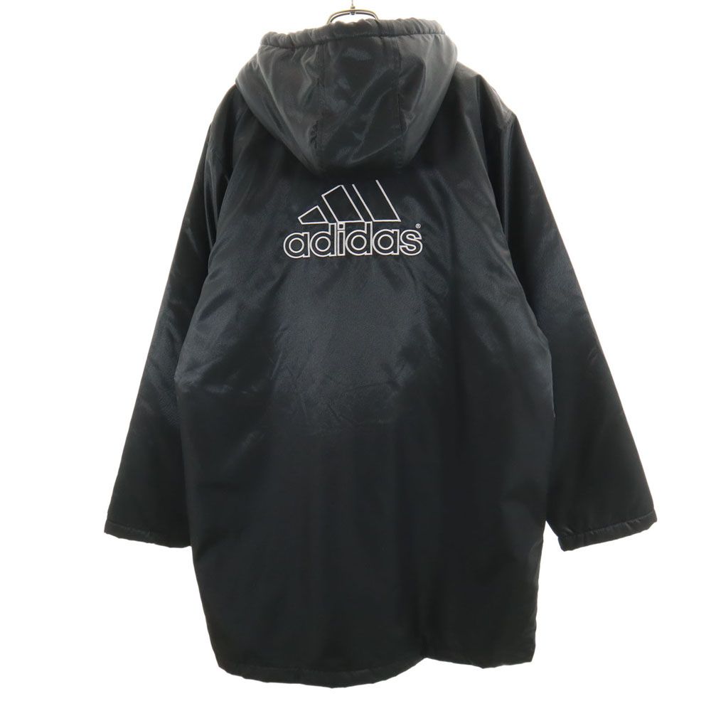 アディダス バックロゴ 中綿コート L ブラック adidas メンズ
