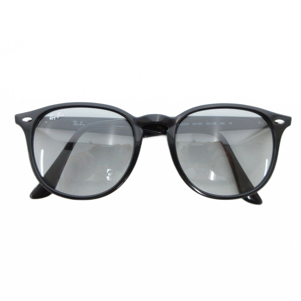 レイバン RAY BAN RB 4259F サングラス セルフレーム ロゴ ケース付き 53口20 150 黒 ブラック |JS GY18