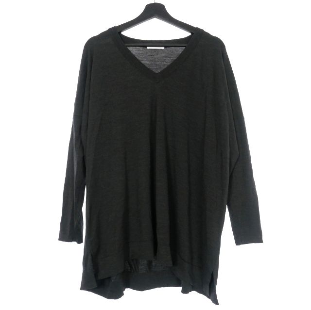 ジョンスメドレー JOHN SMEDLEY オーバーサイズ Vネックニット