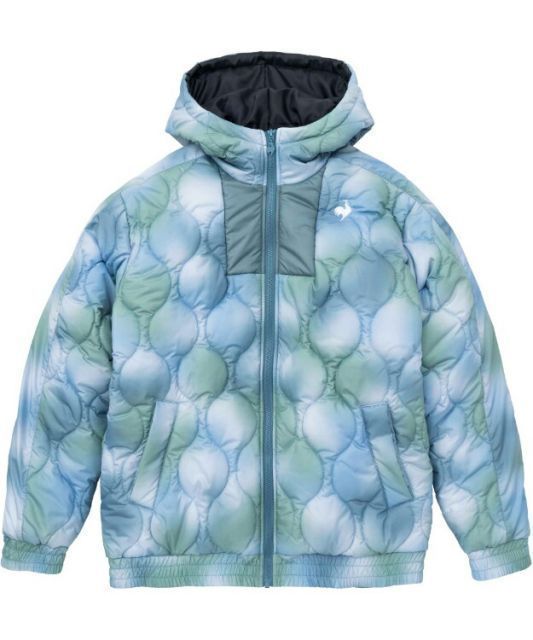 le coq sportif ルコック 中わたジャケット ブルー M QMMWJK03 BL | 衣類 服 ウエア アウター トップス ジャケット 中綿 防風 ポリエステル はっ水 保温性 裏地あり 裏地付き デイリーユース スポーツ 
