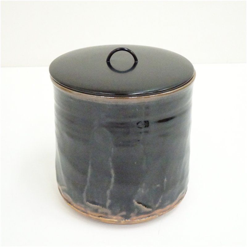 山口茂造 古瀬戸一重口水指 共箱 水指し 茶道 茶道具 おしゃれ 水差し 抹茶 インテリア 茶器 水器 お茶 骨董 茶会 11月 秋