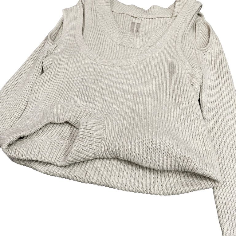 Rick Owens 21AW GETHSEMANE BANANA LS アシンメトリーショルダー