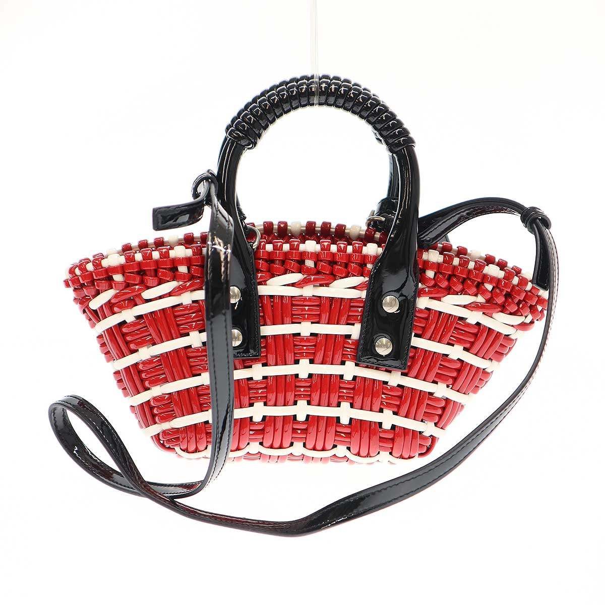 BALENCIAGA バレンシアガ ビストロ XXS 2WAYショルダーバッグ 678028 レッド BALENCIAGA バレンシアガ ビストロ XXS 2WAYショルダーバッグ 678028