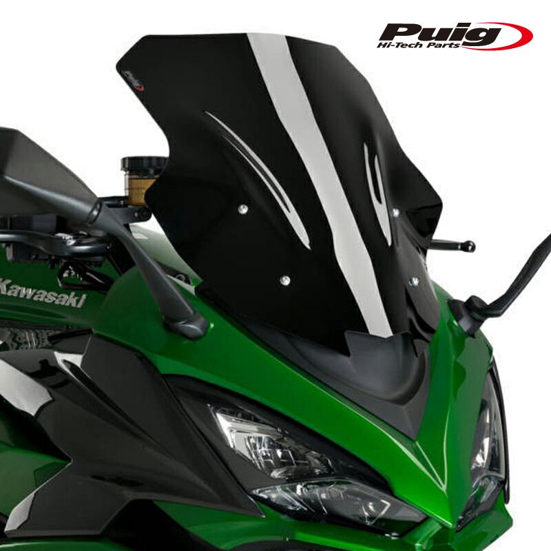 Puig 20471N RACING-SCREEN [BLACK] Kawasaki Ninja 1000 SX(20-24