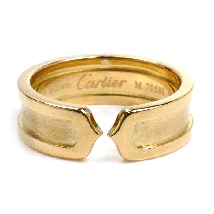 CARTIER カルティエ K18YG イエローゴールド C2 リング・指輪 14.5号  