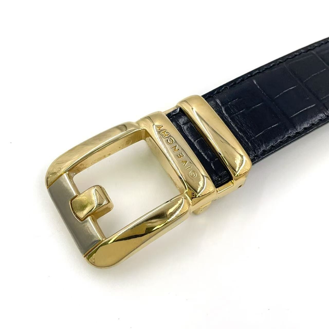 【極美品】givenchy ジバンシー レザー ベルト ゴールド ライオン GIVENCHY レザー ブラック ベルト ゴールド - メルカリ