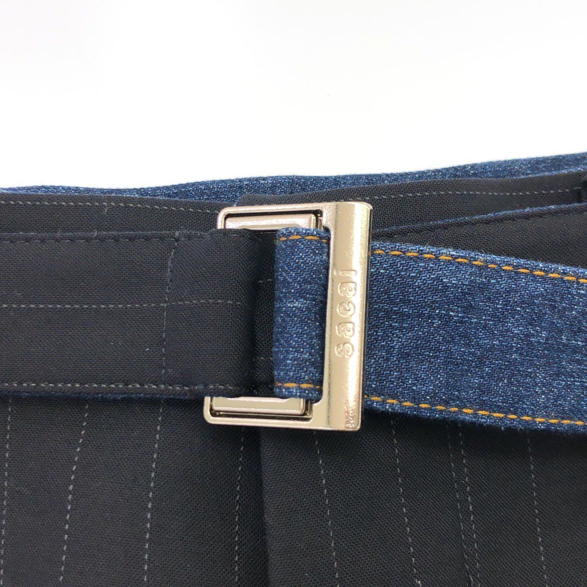sacai サカイ 24SS Spinstriped Slim-Cut Trousers デニム