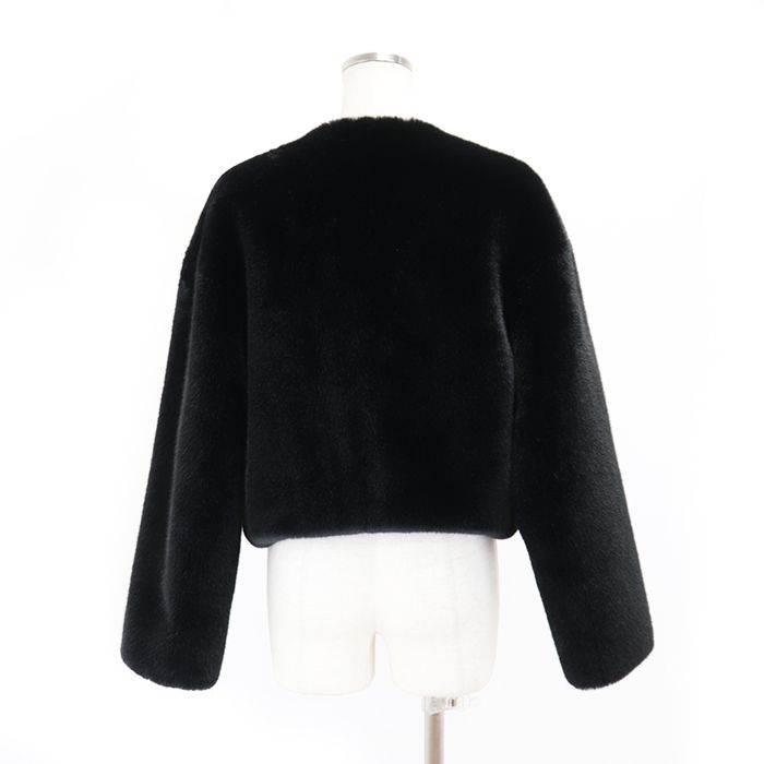 クリアランスSALE【美品】プラダ フェイクファー ノーカラー