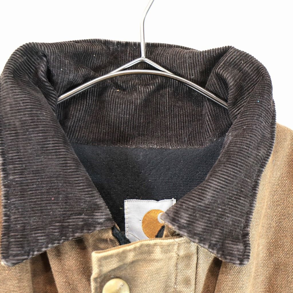 Carhartt コーデュロイ襟 カバーオール 古着 carhartt/カーハート/カバーオール/襟コーデュロイ/裏地