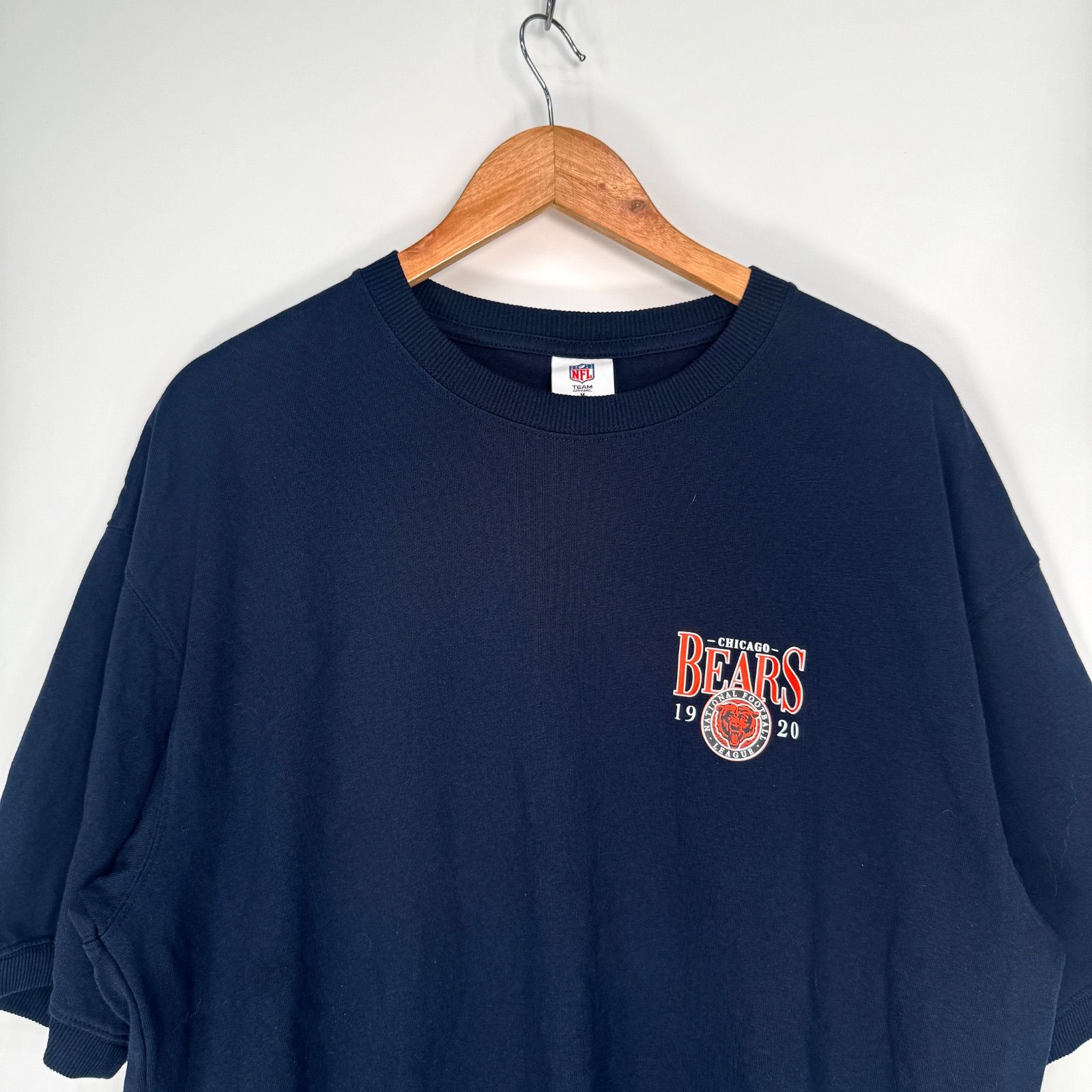 NFL Chicago BEARS 半袖 スウェットTシャツ M ネイビー オーバー