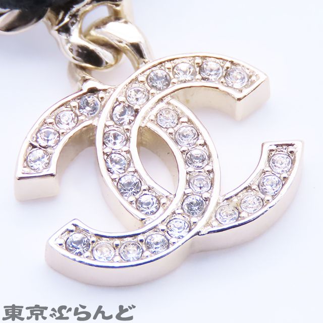 シャネル CHANEL ココマーク ラインストーン ピアス B21B