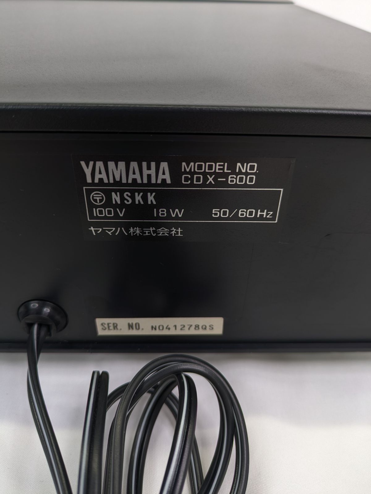 動作確認済み】YAMAHA・ヤマハ・CDX-600・CDプレーヤー・CD - メルカリ