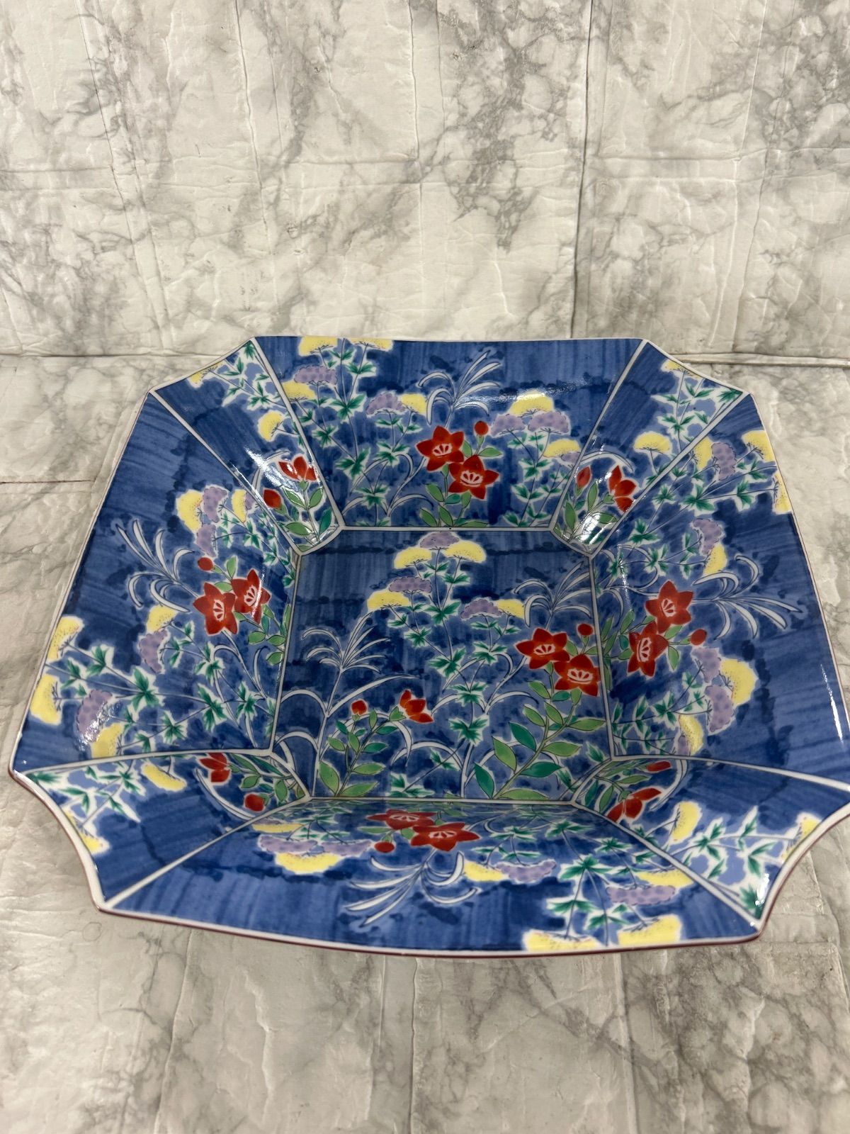 【美品】庫山窯 美濃焼 鉢 深鉢 盛り鉢 Amazon.co.jp: 美濃焼 前畑陶器 庫山窯 花銀彩 盛り鉢／大鉢／深